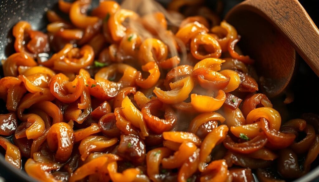 Caramelizing Onions for French Onion Soup