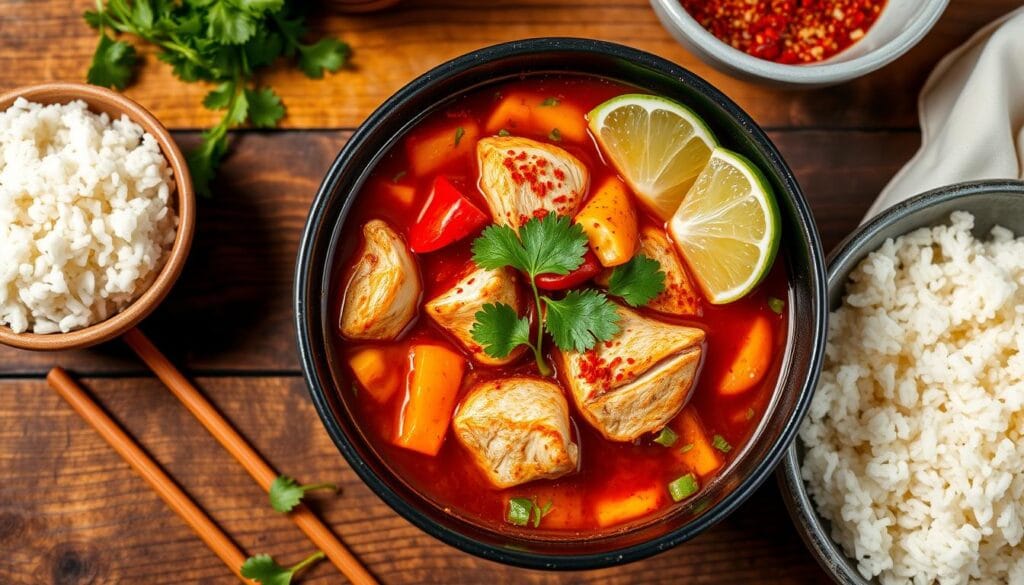 Chopt Spicy Chicken Soup Serving Suggestions