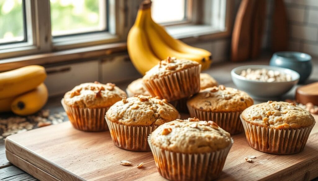 Classic Banana High Protein Muffins