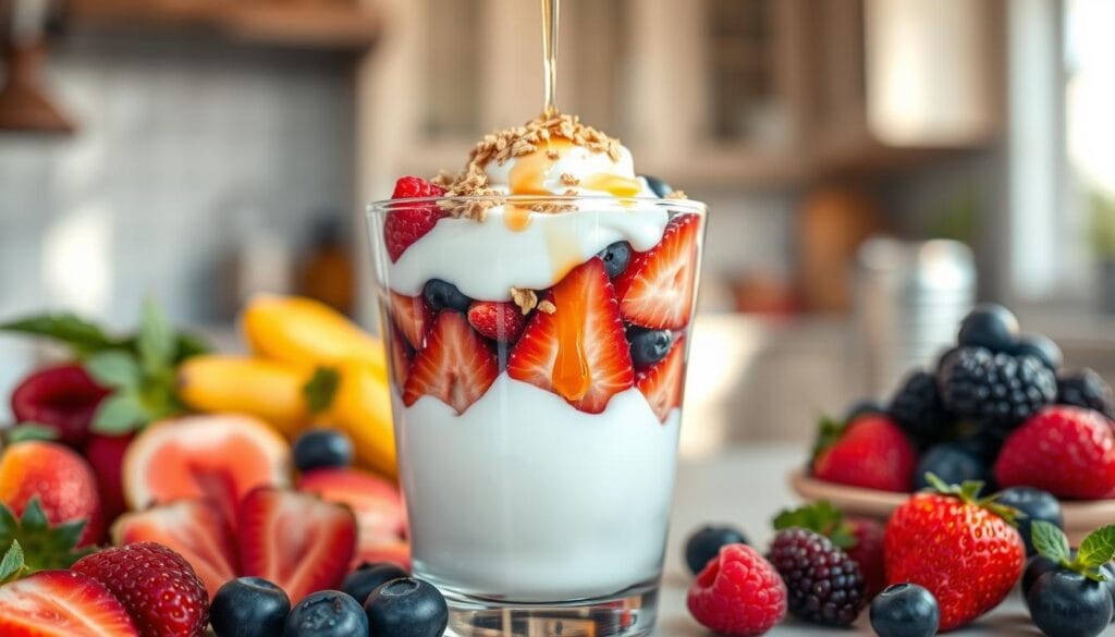 Greek Yogurt Parfait Dessert