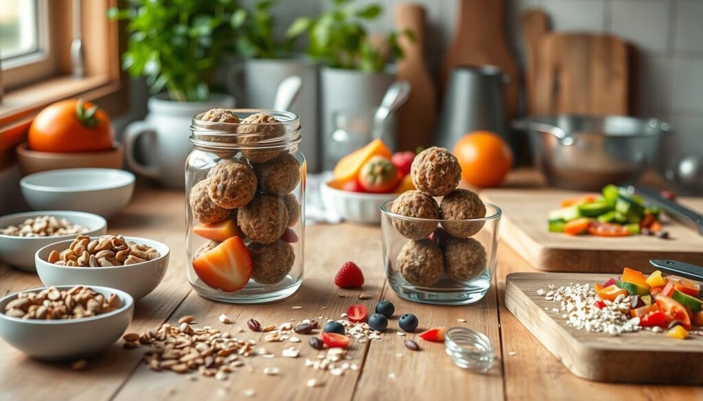 Homemade Organic Snacks Preparation