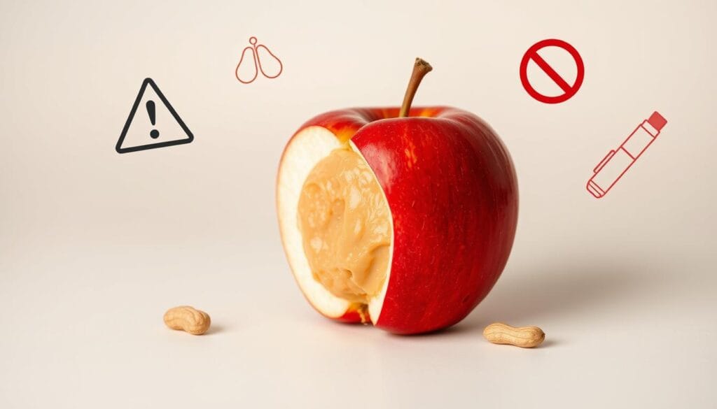 Peanut Butter and Apple Allergy Awareness